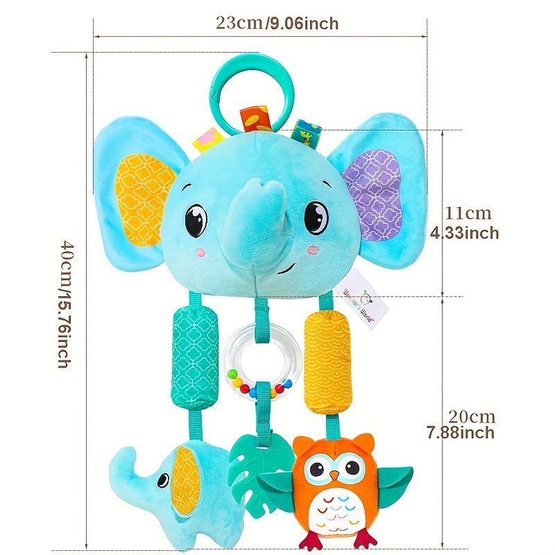 Baby Stroller Toys Plush Dolls Soothing Hanging Toys for Strollers Carrycots and Bedsides