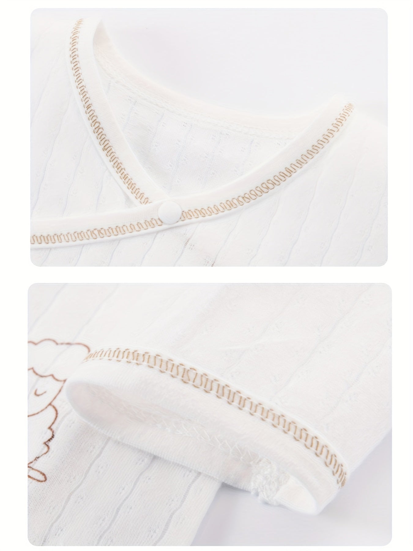 Newborn Bodysuit + Baby Essential Set Of 22 Items, Includes 5 Outfits + Hat + Lace Bib + Pillow + Gloves + Socks + Swaddle Blanket + Washcloths, Spring & Summer Baby Bodysuit Set, Perfect Newborn Gift And Must-Have Essentials