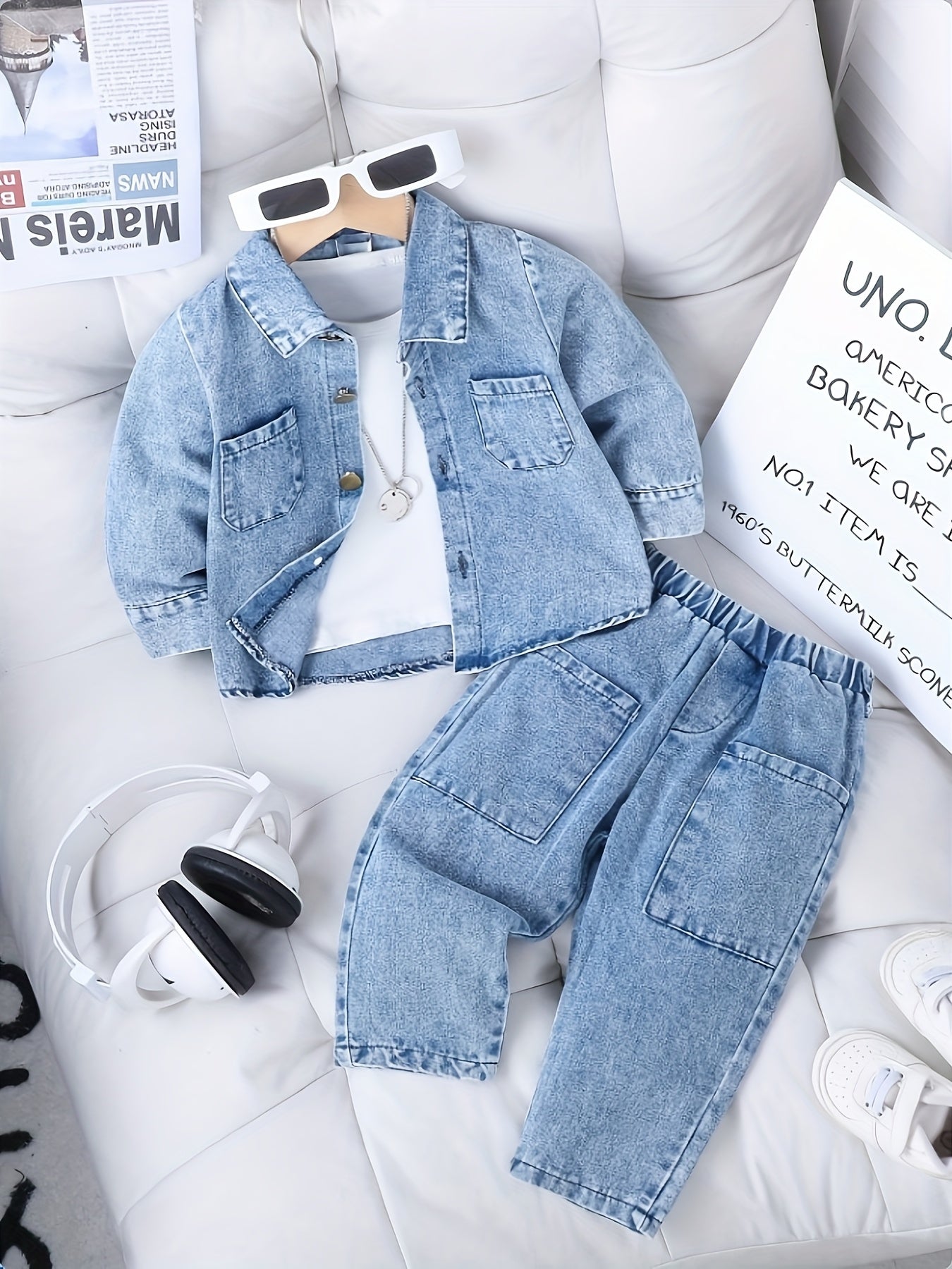 Spring Casual Two Piece Set For Baby Girl Outdoor Wear