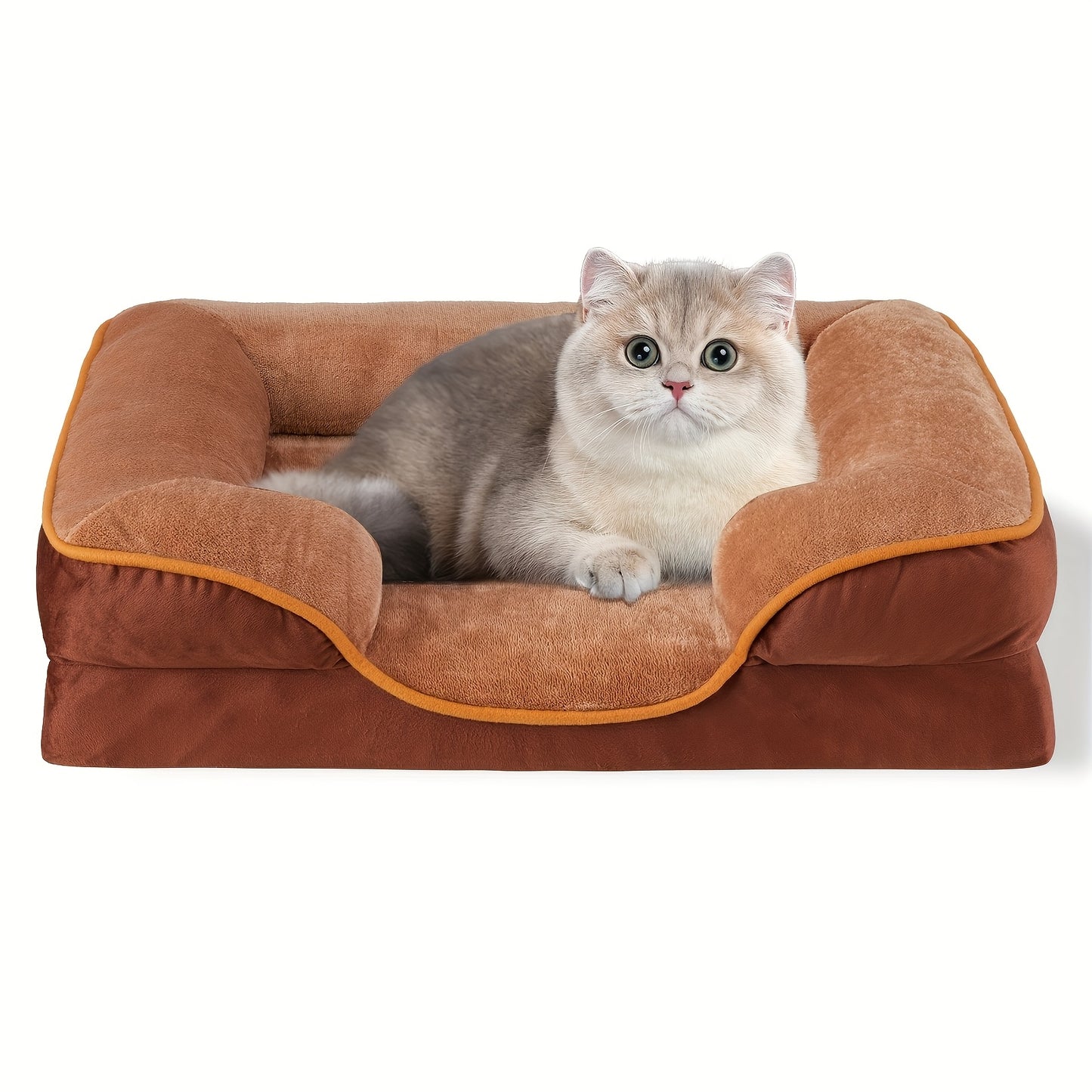 FluffyDream Orthopedic Dog Bed with Egg-Crate Memory Foam for All Dog Sizes and Travel