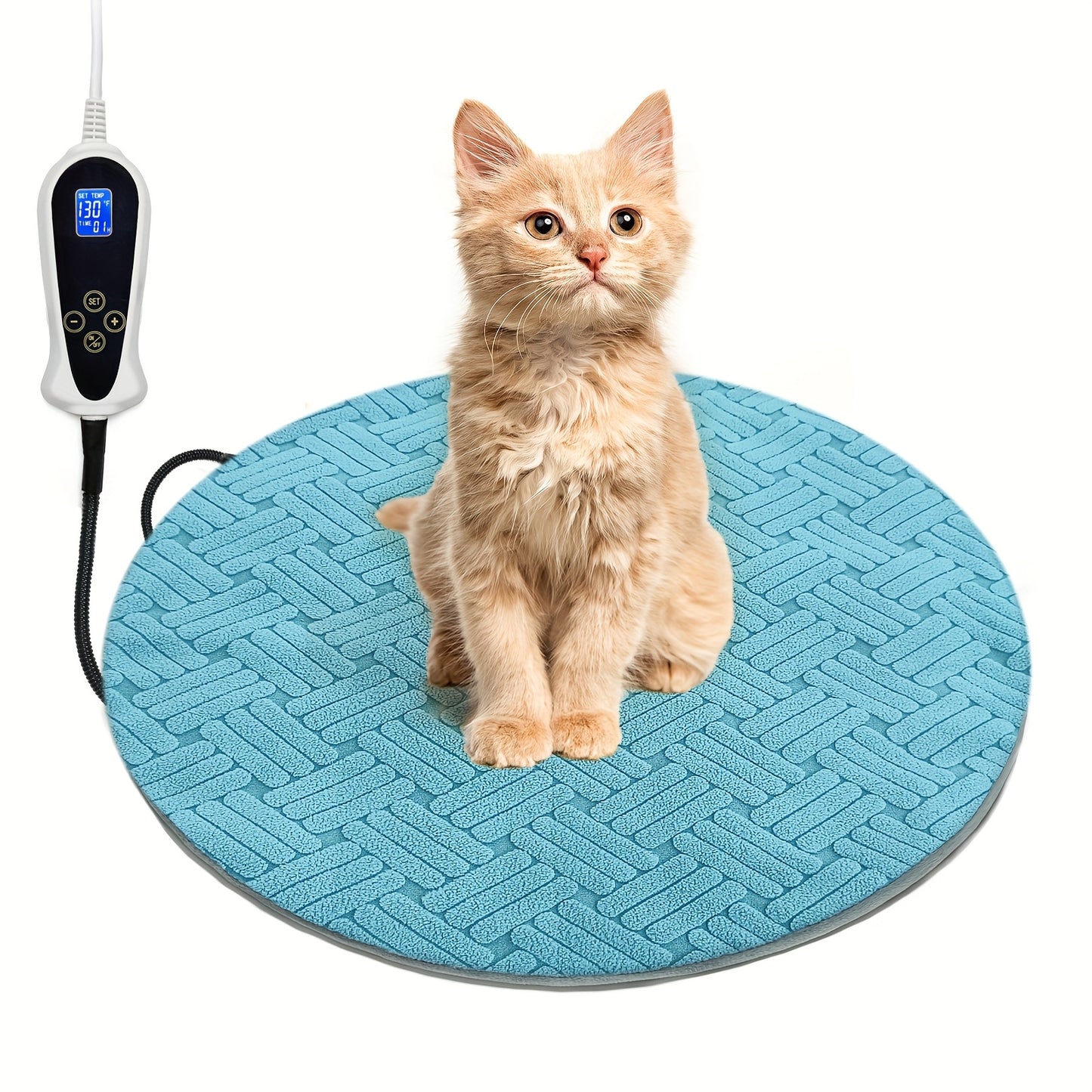 Pet Heating Pad with Smart Thermostat for Cats and Dogs Comfort Recovery and Warmth