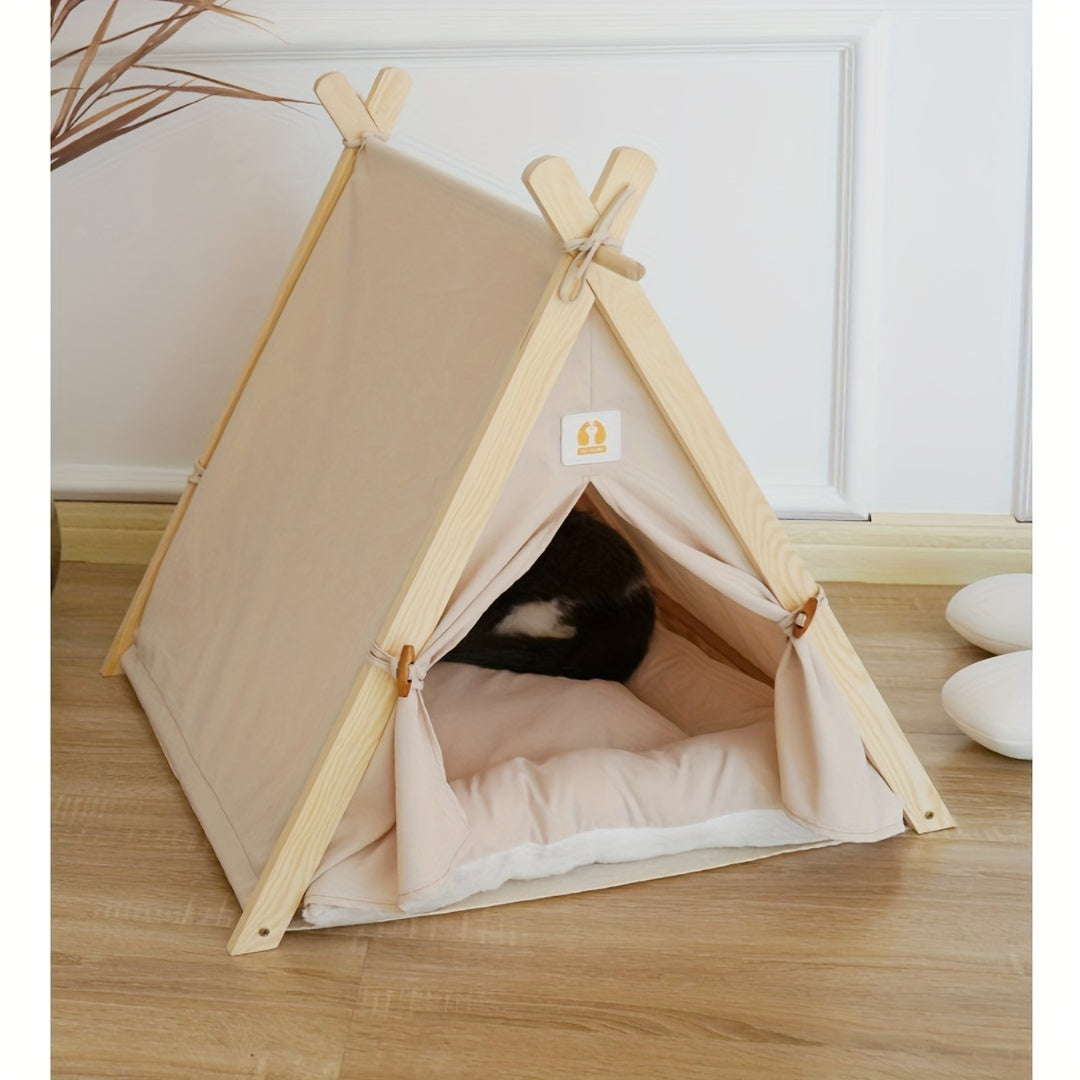 Four Seasons Pet Tent Nest for Cats and Dogs - Japanese South Korean Design for Indoors Outdoors