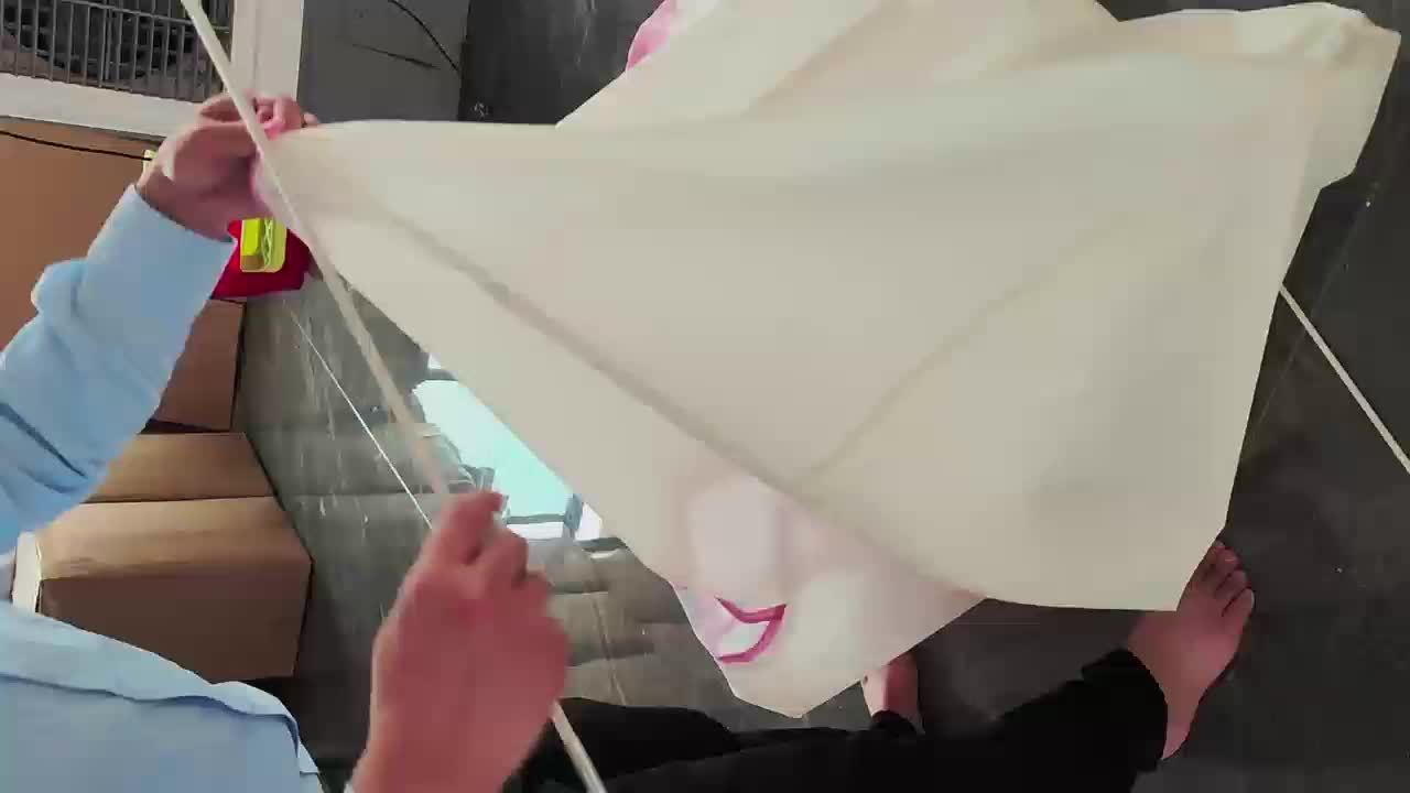 Kids Pink Castle Tent with Star Lights and Balloons for Indoor Princess Play