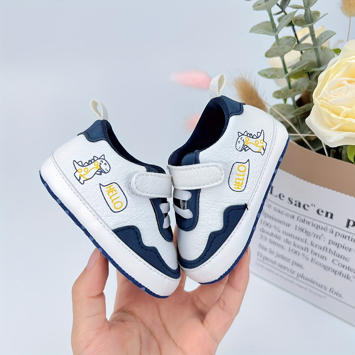 Adorable Cartoon-Themed Soft Sole Baby Boys Shoes for First Steps 0-12 Months