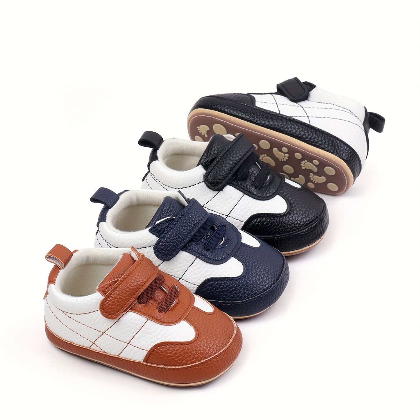 Adorable Plaid Kids Shoes For Boys And Girls With Breathable Flexible Sole And Hook Loop Fastener Strap For All Seasons