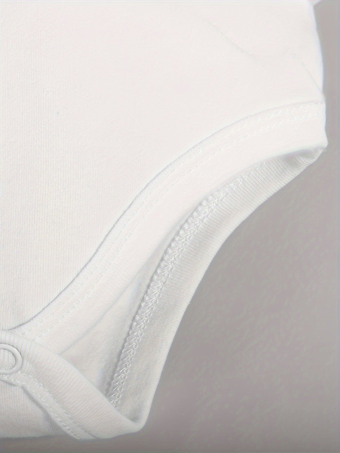 Unisex Cotton Romper with Fun Letter Print Soft Casual Round Neck Bodysuit for Kids