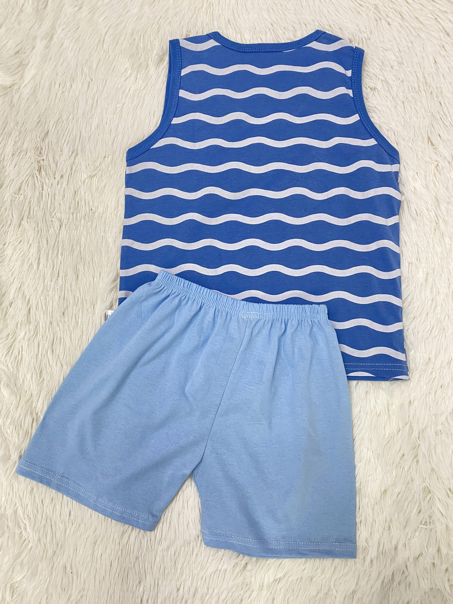 Baby Summer Short Sleeve Suit! Four Sets! An Eight-piece Set! Children Like Animal Prints, Pure Cotton Material, Comfortable And Breathable. It Is Also The Best Gift Parents Can Give Their Children. A New Suit! Summer Childre