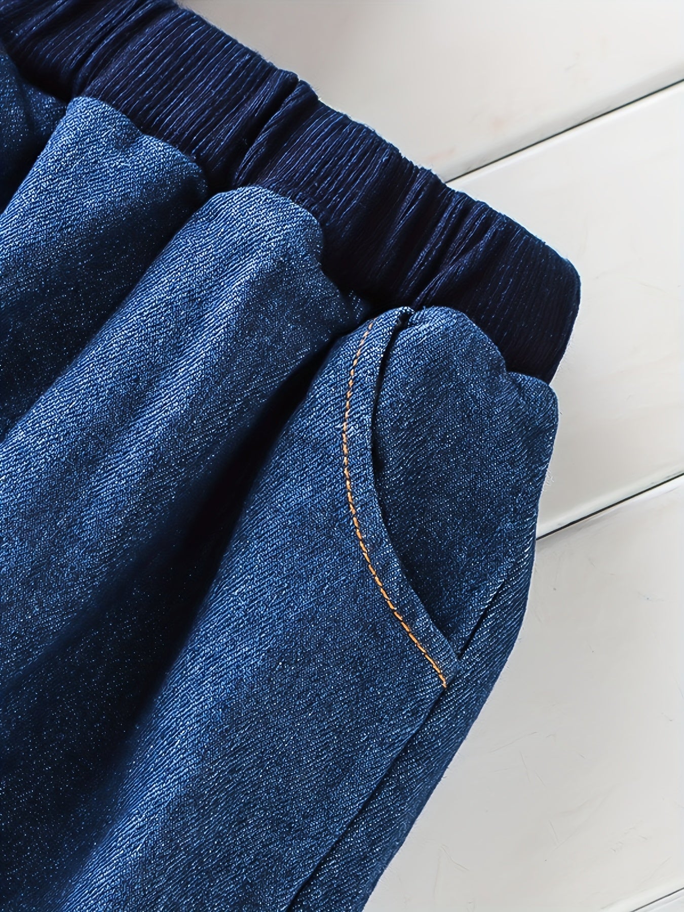 Boys Clothes Casual Outfits For Children Two Piece Suit Denim Jacket+Denim Pants, for Outdoor