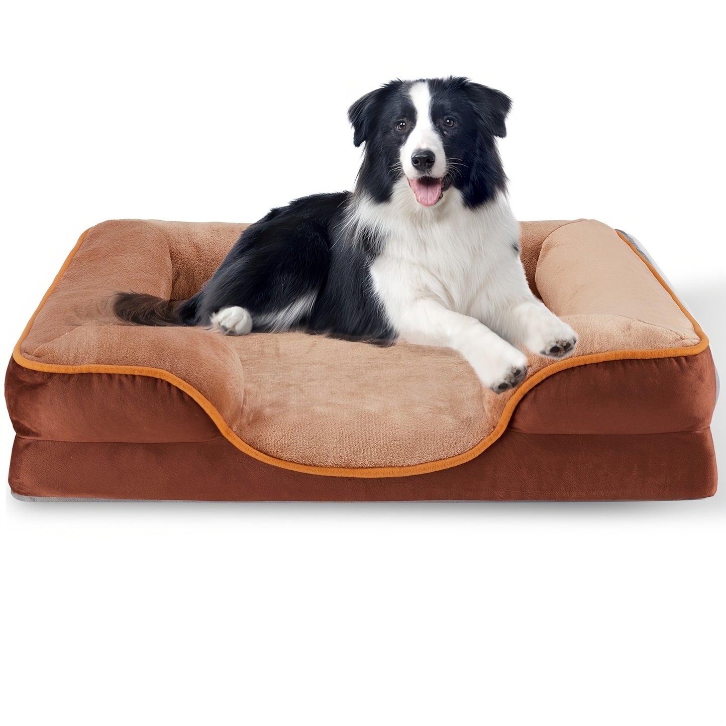 FluffyDream Orthopedic Dog Bed with Egg-Crate Memory Foam for All Dog Sizes and Travel