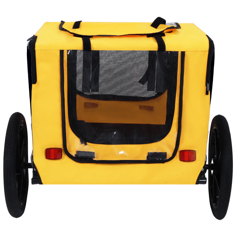 Bike Pulled Pet Trailer For Small And Medium Dogs Compact