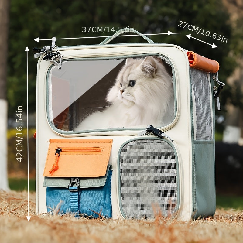 Cat Bag Outdoor Portable Cat Backpack Pet Trolley Case Shoulder Bag Multi Cat Divine Dog Large Capacity Luggage