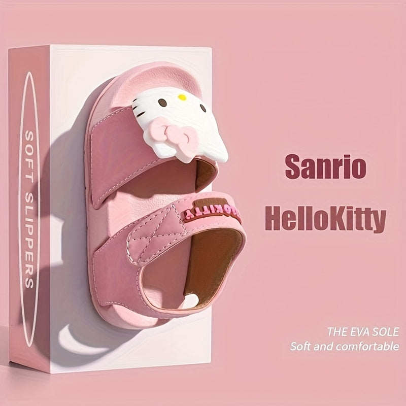 Sanrio Kids Lightweight EVA Sandals Cute Cartoon Beach Slippers for Girls and Toddlers