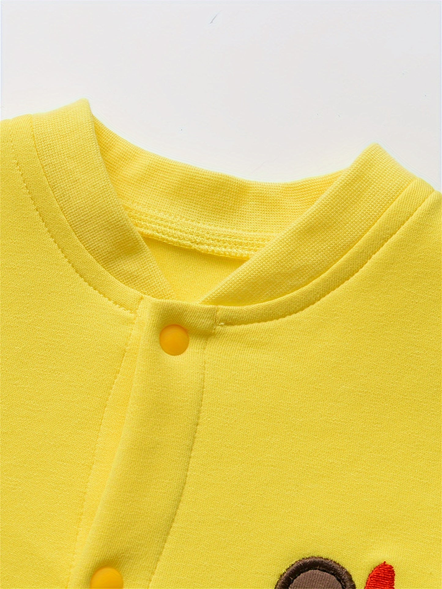 KuKitty Baby Boy Romper Infant Long Sleeve Giraffe Pattern Striped Jumpsuit, for Outdoor