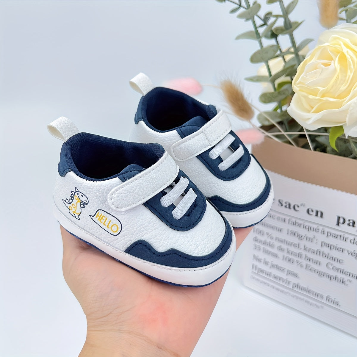 Adorable Cartoon-Themed Soft Sole Baby Boys Shoes for First Steps 0-12 Months