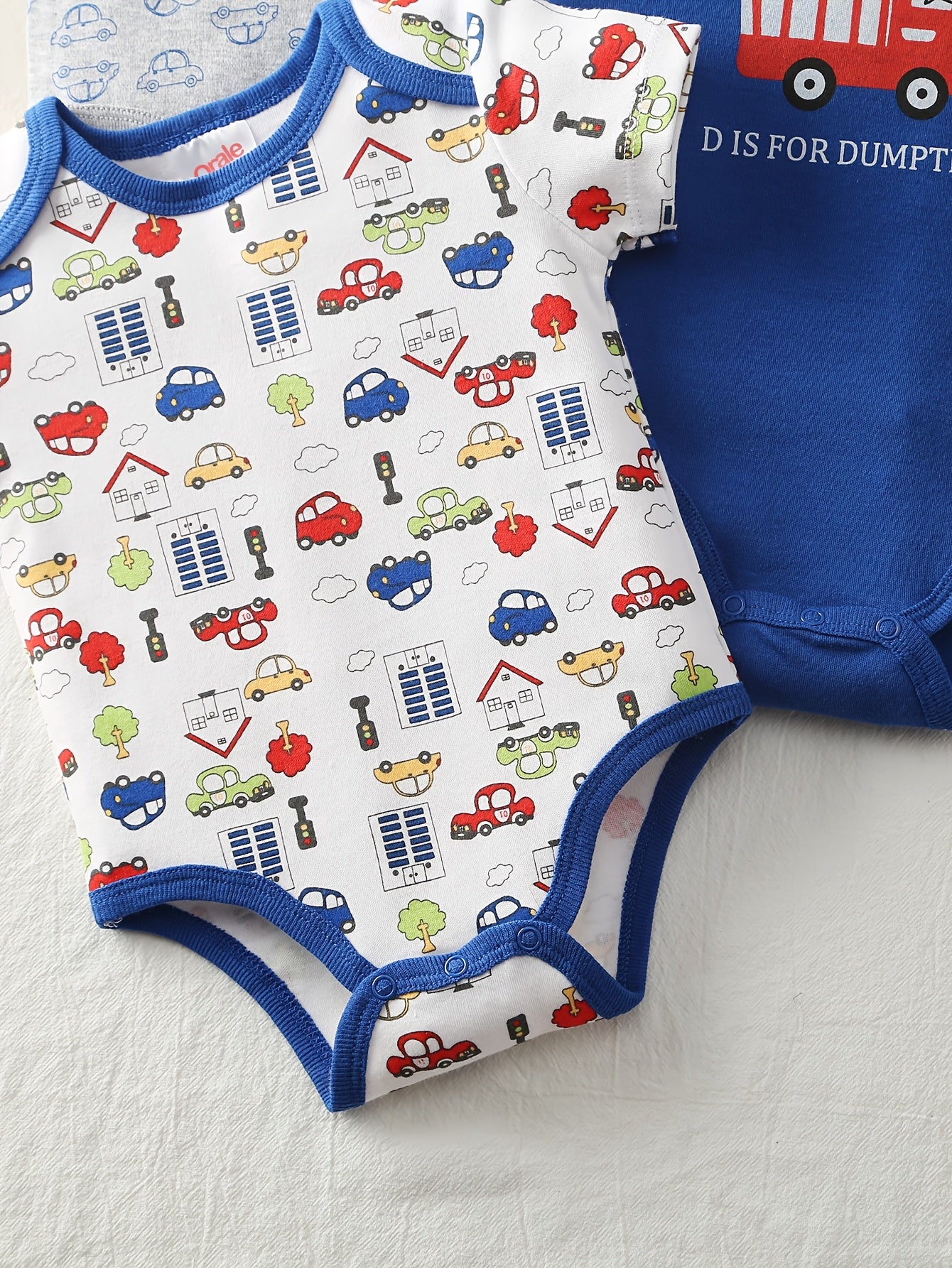 5pcs set Baby girl cartoon triangle onesie baby girl cute crawling suit