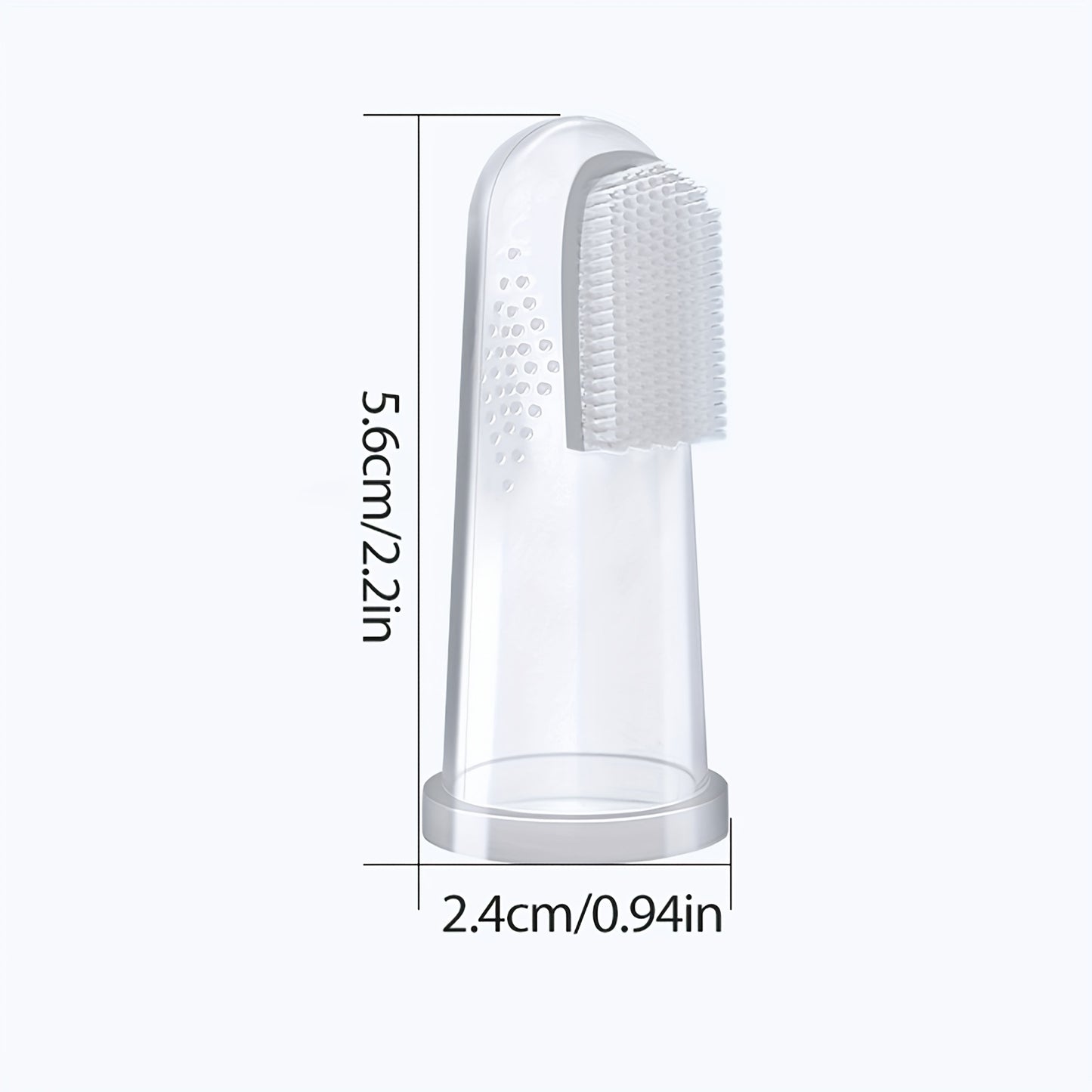 Baby Finger Toothbrush Set for Newborns and Toddlers Silicone Oral Cleaner and Massager 4pcs