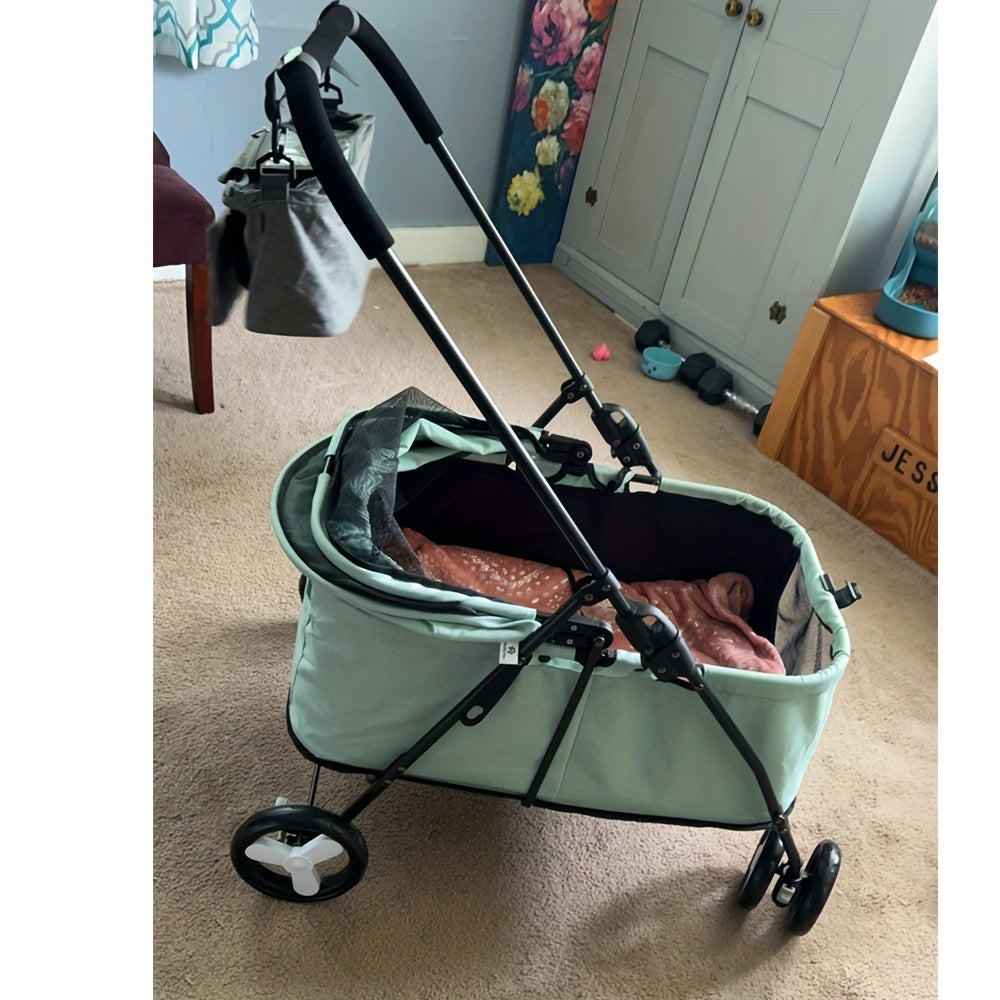 Suitable For Pets Up And Down From The Ground Lower Rectangular Pet Car, Cat And Dog Cart, Convenient Travel, Sleep At Ease Multi-functional Storage Car, Large Capacity, Black Gray Powder Coffee Blue Green Dark Green Optional