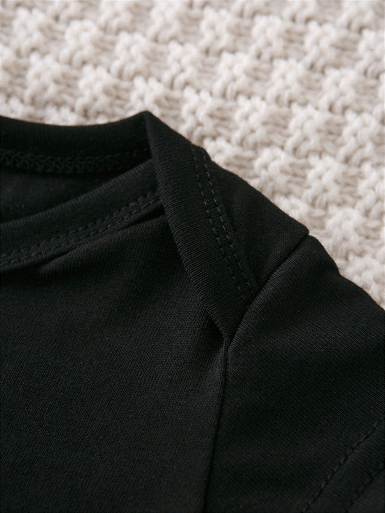 Ebenezer Fire Hunting Onesie Black Buck Deer Graphic Short Sleeve Baby Bodysuit