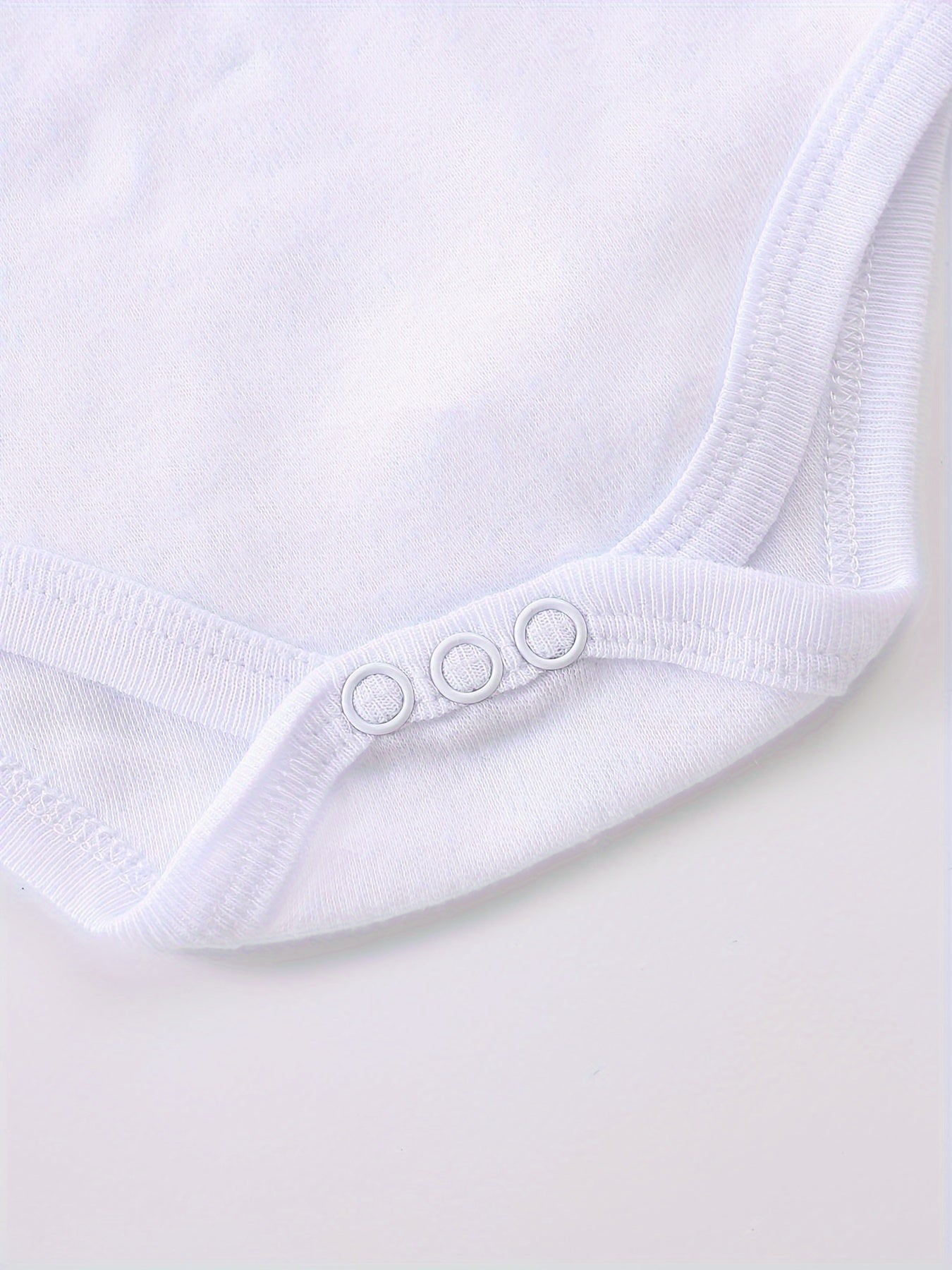 2pcs Baby Onesies - Cute Parent-Love Bodysuits, Soft White Cotton Newborn Outfits, Easy Diaper change, Machine Washable Infant Clothing Gift for Birthdays & Father's/Mother's Day, Baby Clothes, Diaper Change Friendly, Playful