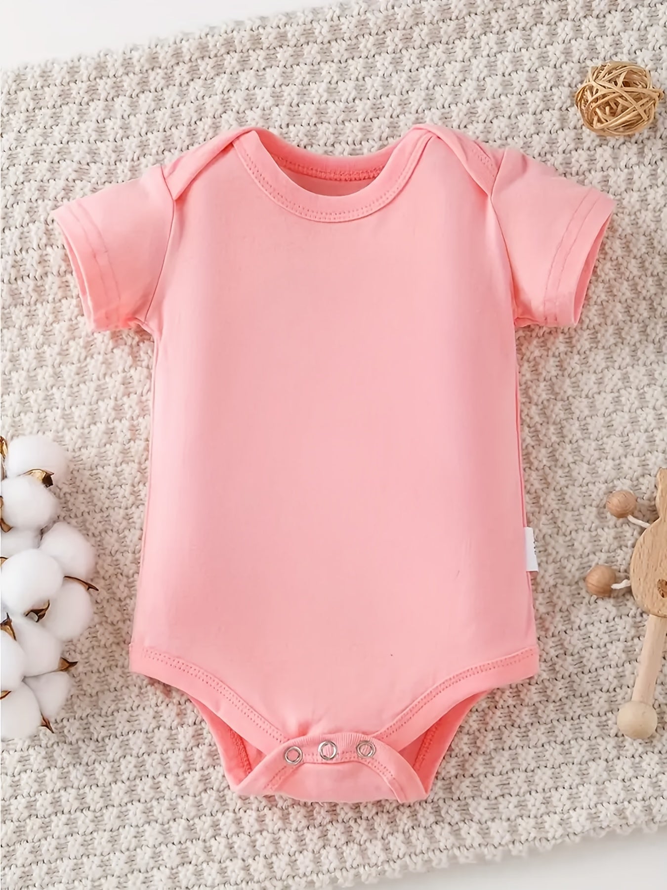 Mickey and Friends Baby Romper 100 Percent Cotton Short Sleeve Infant Crawler Suit