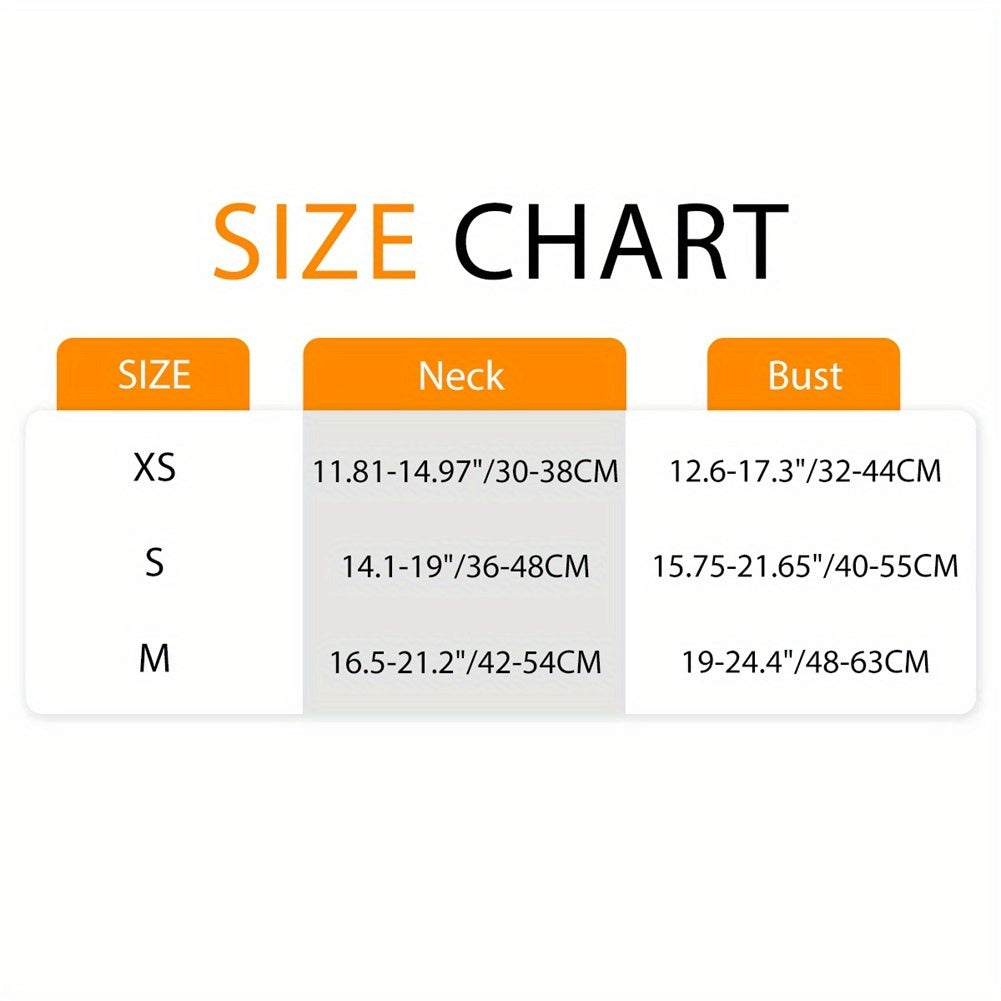 Adjustable Dog Harness Vest and Leash Set for Small to Medium Dogs and Kittens