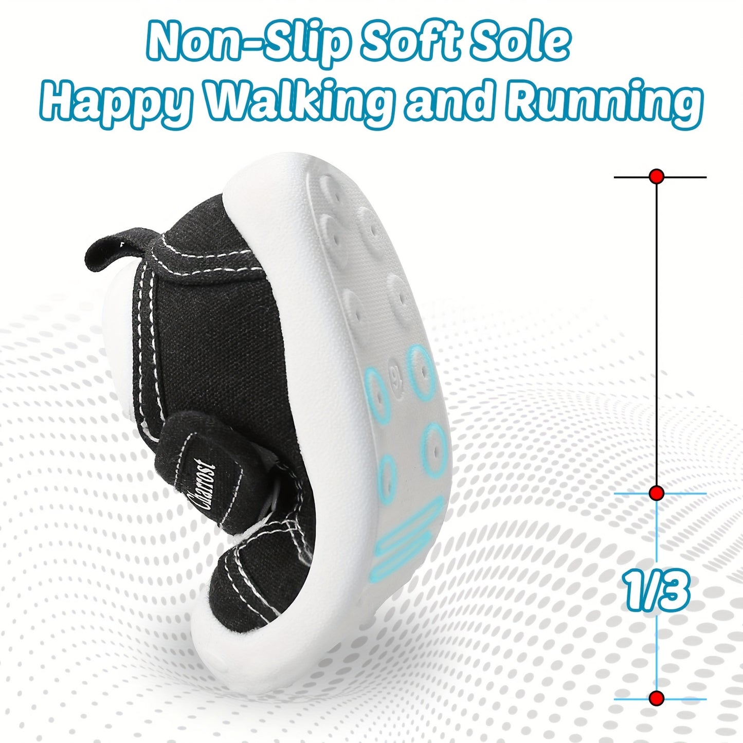 Toddler Soft Sole Walking Shoes Breathable Lightweight Non-Slip Summer Slip On Design