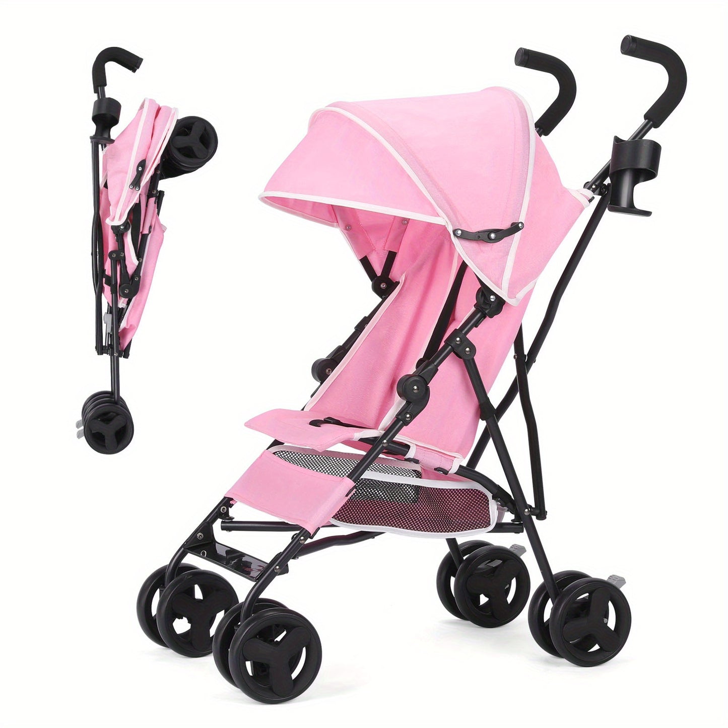 BabyJoy Alloy Steel Stroller – Lightweight Foldable Design for Outdoor Walks