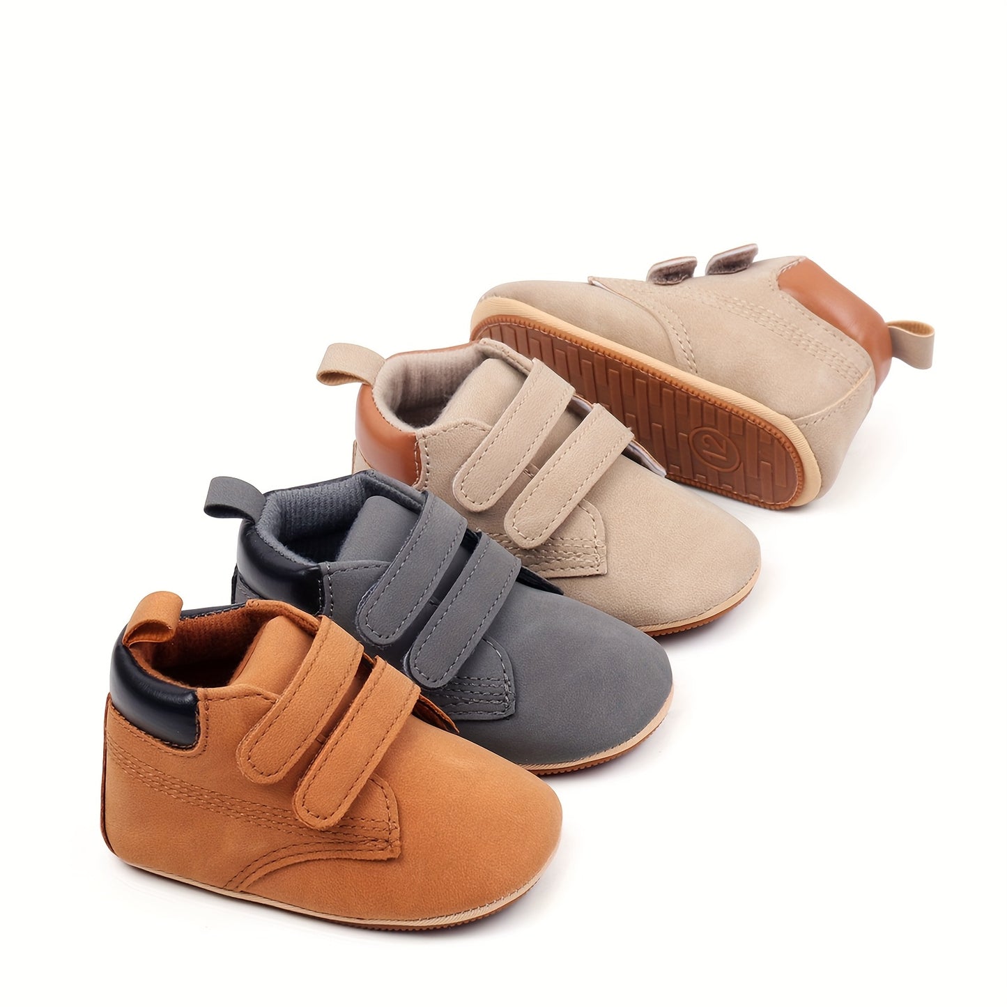 Infant Baby Boys Girls Sneakers Solid Color Soft Sole Flat Shoes Prewalker Anti-Slip Shoes First Walker Shoes