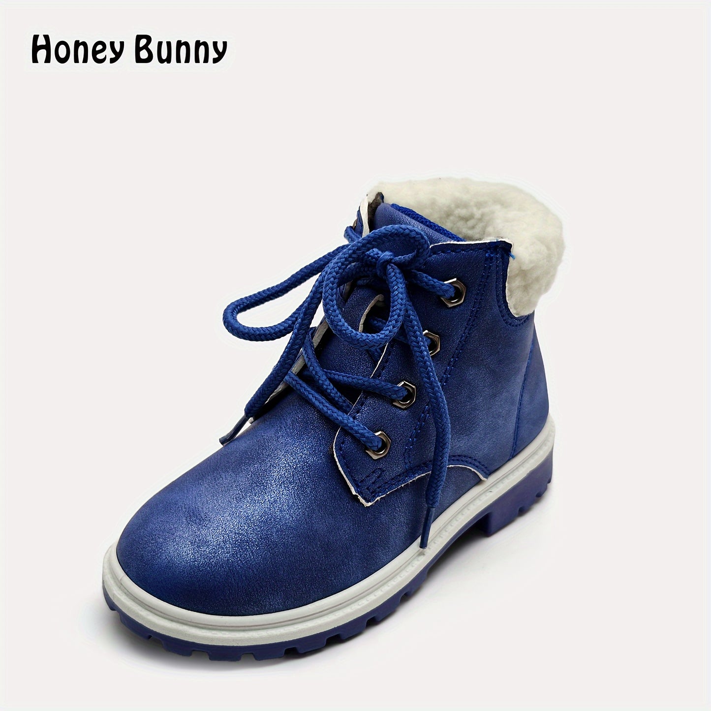 Youngsters Waterproof Retro Lace Up Ankle Boots for Boys and Girls All Season Hiking