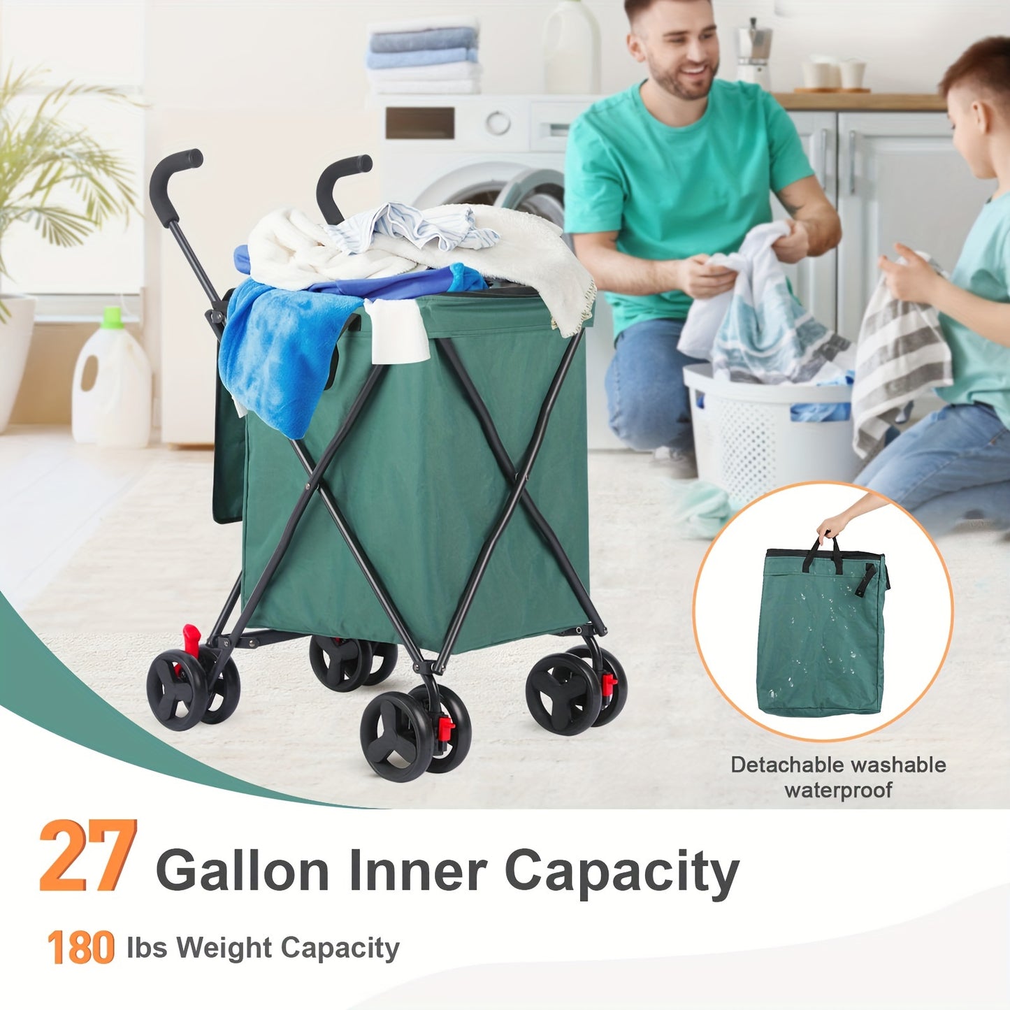 3-in-1 Multifunctional Pet Stroller with Foldable Aluminum Alloy Frame - Heavy-Duty 4-Wheel, One-Foot Brake, Tool-Free Folding, Portable Travel Carrier for Small/Medium Dogs, Cats, Puppies, Kittens - Indoor/Outdoor/Travel Use
