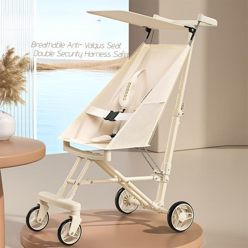 Youngsters 2-in-1 Stroller – Lightweight Folding Trolley with Stainless Steel Frame