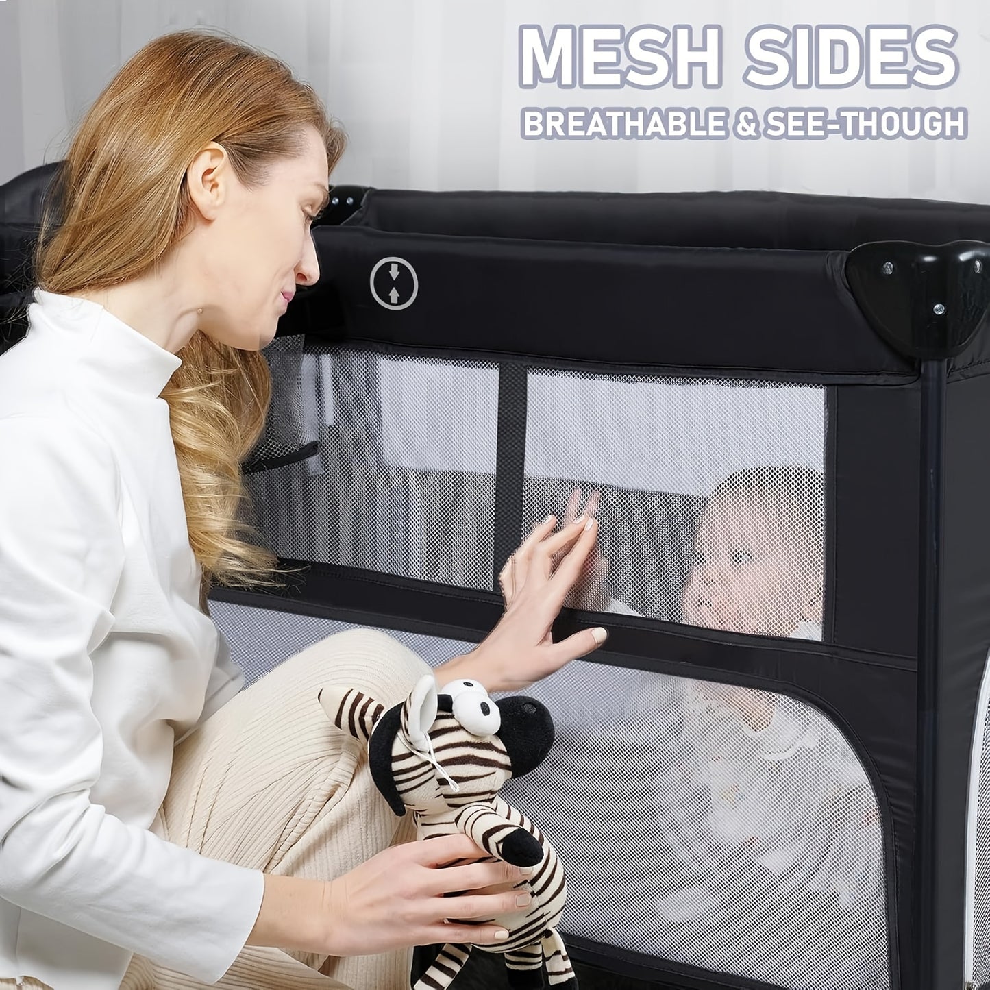 5 In 1 Baby Bassinet Bedside Sleeper With Diaper Changer Perfect For Newborns