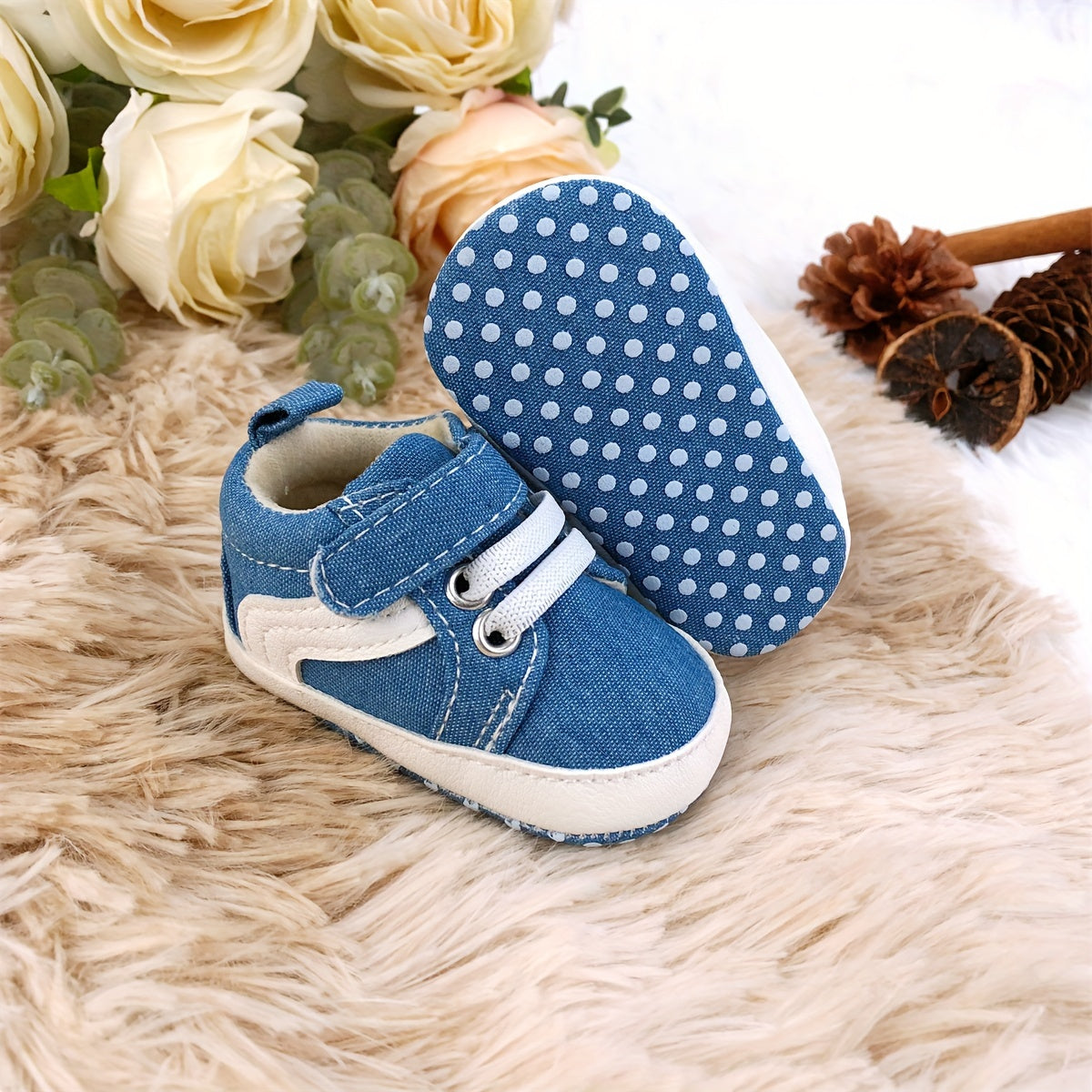 0-3 Months Infant Comfortable Flat Bottom Sneakers Spring/Autumn Baby Soft Sole Casual Children's Shoes