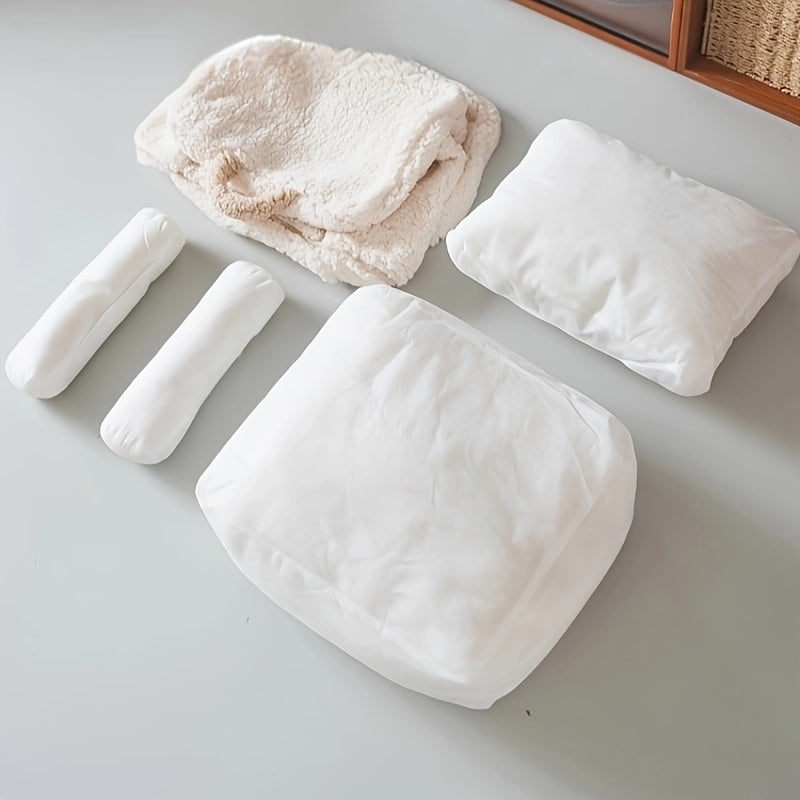 Warm Plush Pet Sofa Bed for Cats and Puppies with Removable Soft Cushion in Multi-Color