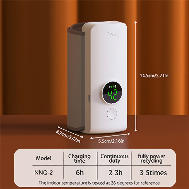 Fast Heating Portable Baby Bottle Heater For Travel With Milk Volume Monitor And Cordless Design