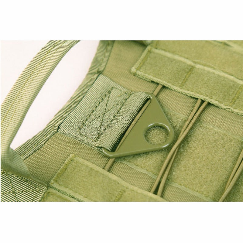 Heavy-Duty Dog Tactical Harness - Waterproof Oxford Cloth, Explosion-proof Impact Protection, Comfortable Chest Strap for Outdoor Training - Perfect for Medium to Large Adventure Dogs