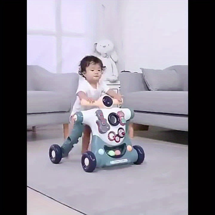 3 In 1 Baby Stroller Music Toy Learning Walker for 0 to 36 Months Educational Gift