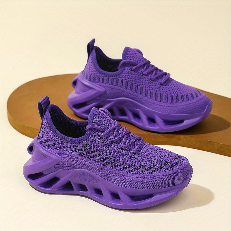 Everyday Comfort Kids Knit Sneakers Breathable Sports Shoes for Boys and Girls