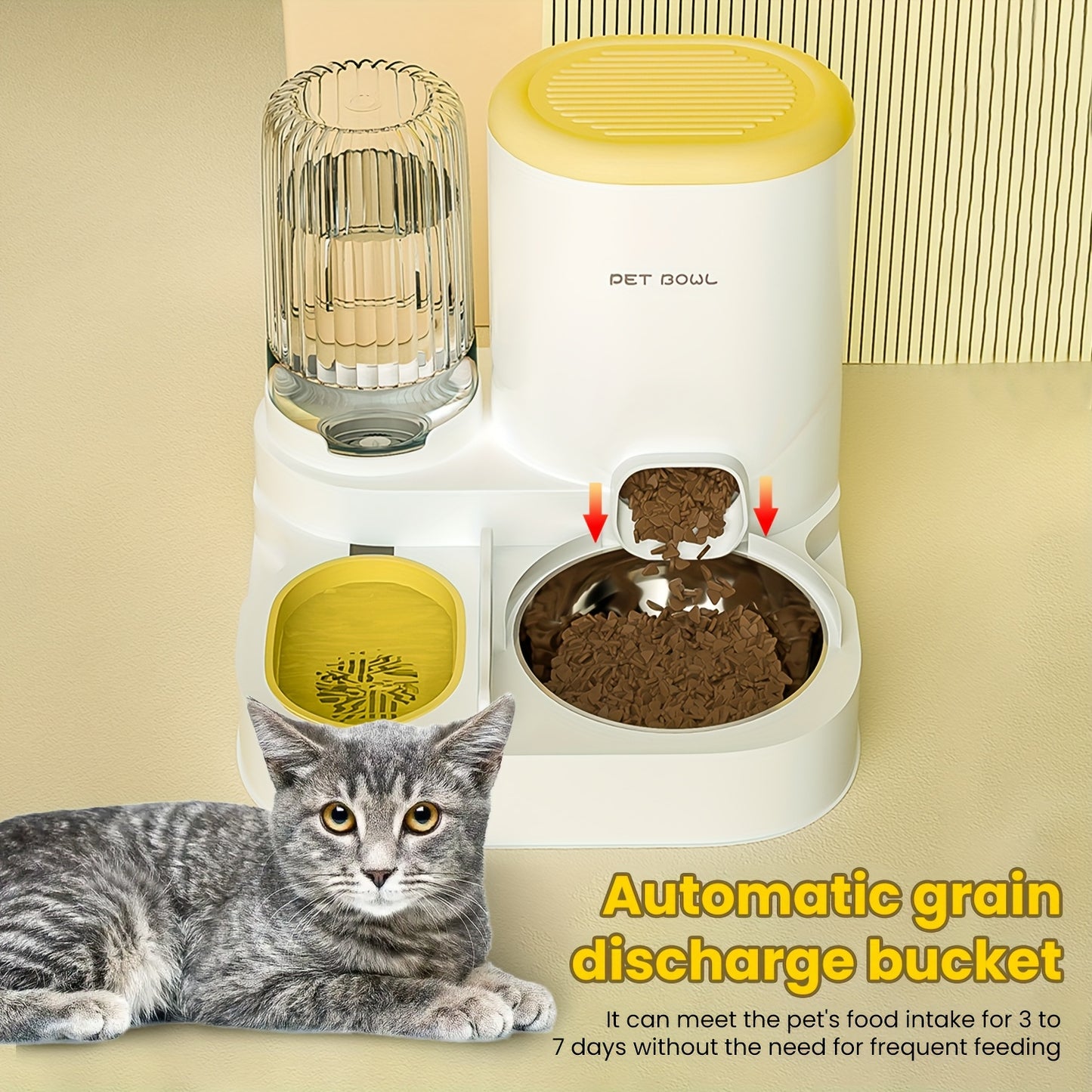 Automatic Cat and Dog Water Dispenser with Filtration and Easy Installation Large Capacity