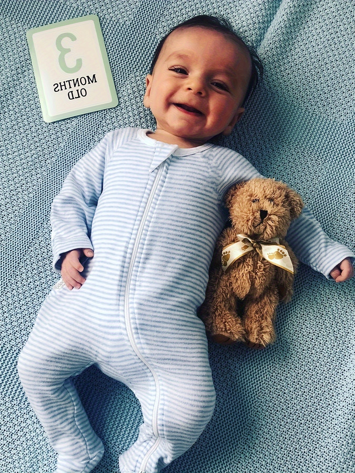 [Cute Cotton Rompers] 4pcs Cotton Youngsters Girls' Rompers | Cute Striped Crew Neck Onesies with Soft Skin-Friendly Foot Crawling Suit, 95% Cotton 5% Elastane Knit Fabric for Spring/Fall