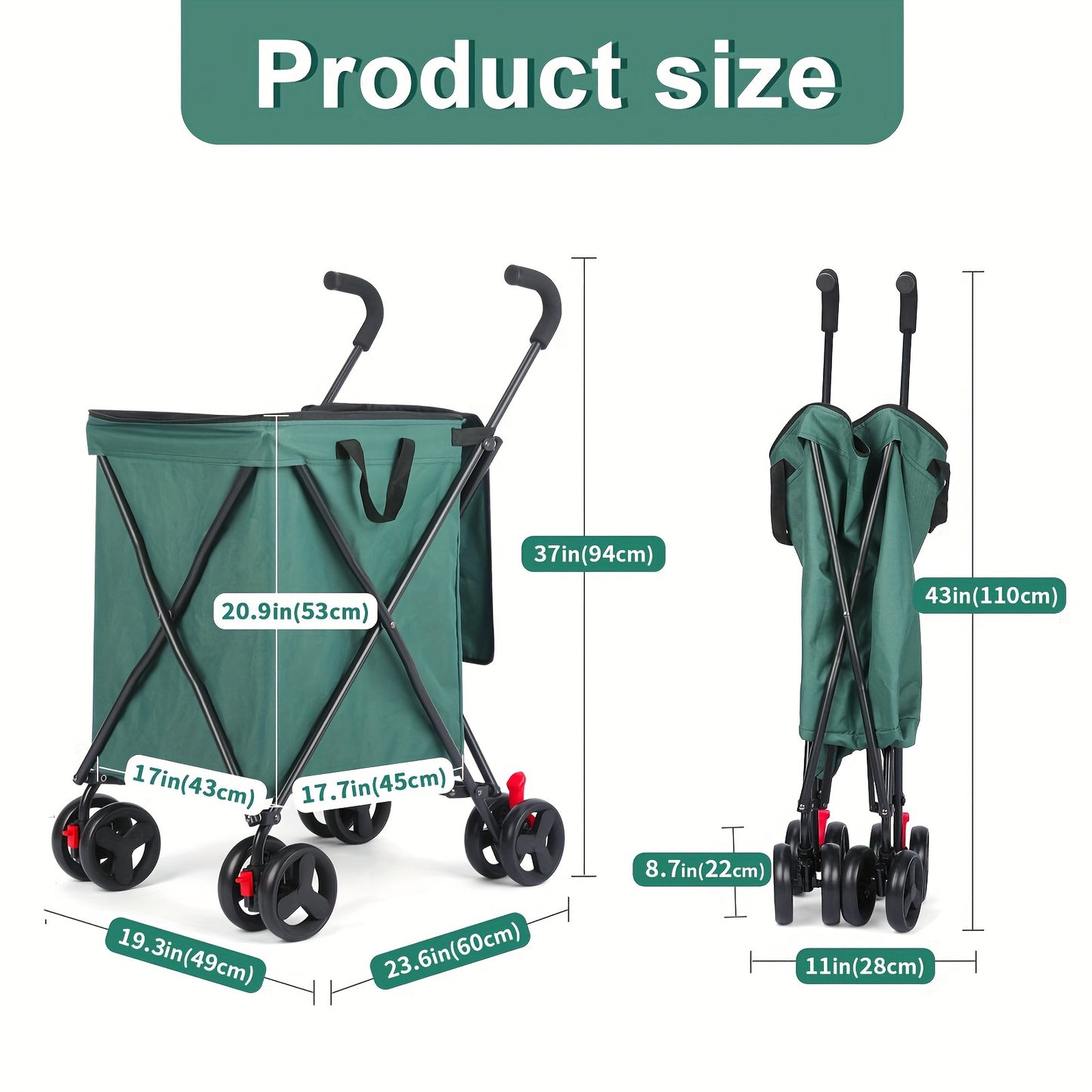 3-in-1 Multifunctional Pet Stroller with Foldable Aluminum Alloy Frame - Heavy-Duty 4-Wheel, One-Foot Brake, Tool-Free Folding, Portable Travel Carrier for Small/Medium Dogs, Cats, Puppies, Kittens - Indoor/Outdoor/Travel Use