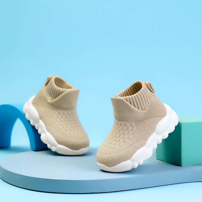 Boys Casual High Top Sneakers Slip On Comfortable Breathable All Season Sporty Style