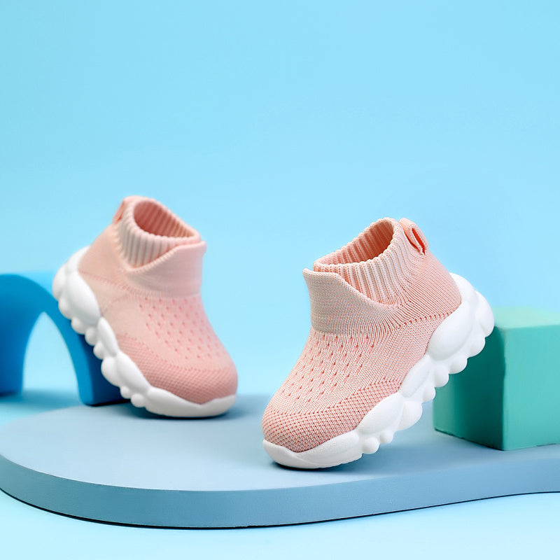 Boys Casual High Top Sneakers Slip On Comfortable Breathable All Season Sporty Style