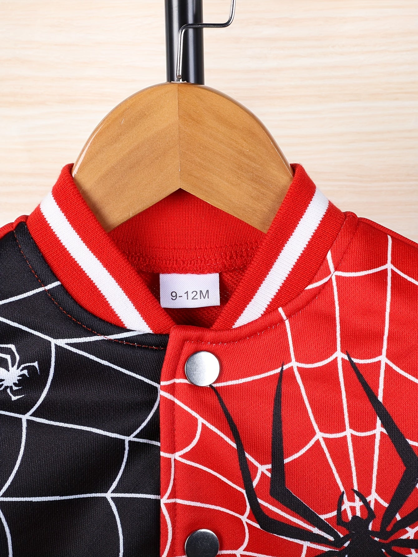 Directional Development of Baby Boy Autumn/Winter Print Two-Piece Top Spider Web Print & Trousers Casual Trousers, for Outdoor