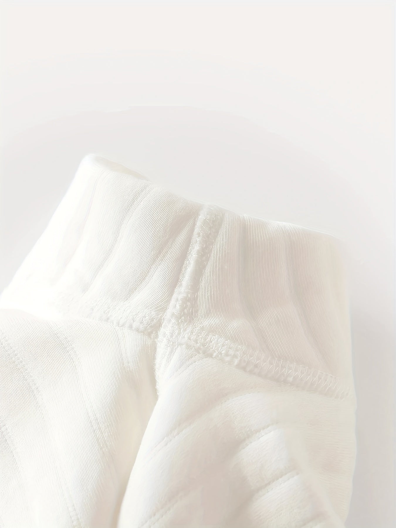 Cozy Bear Cotton Romper With Striped Collar And Pockets