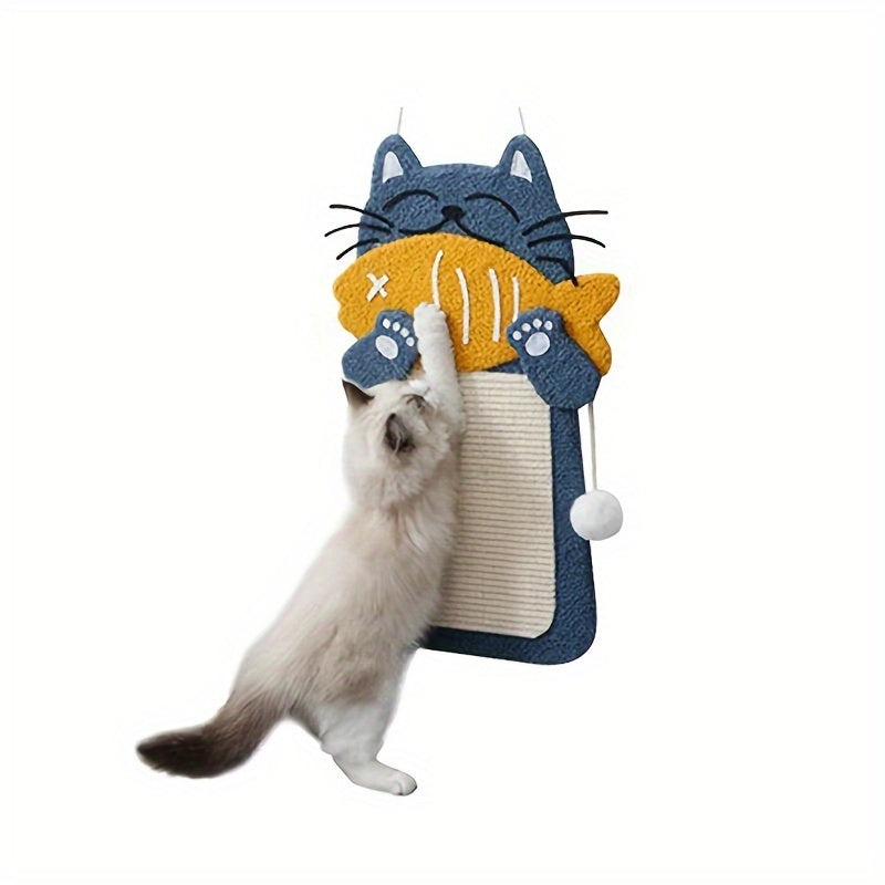 Sisal Cat Scratch Board Nest Integrated Toy Scratch Resistant Debris Free Cat Supplies