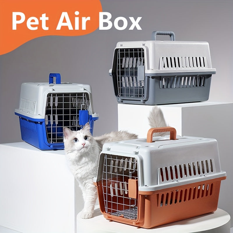 Durable Pet Cage Kennel for Travel Ideal for Dogs and Cats Up to 23 Pounds