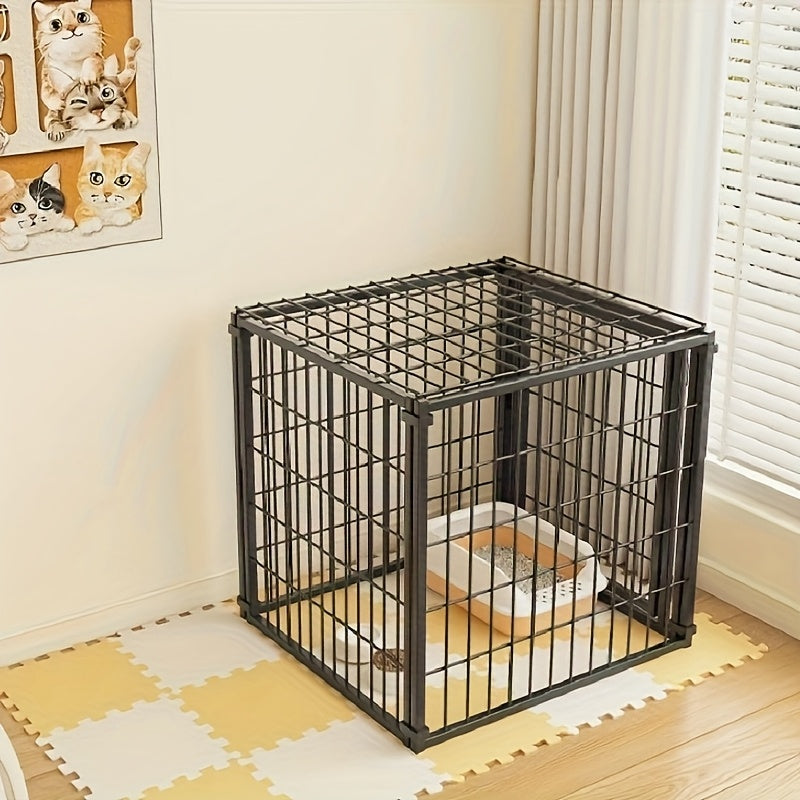 24 Inch Heavy Duty Rustproof Pet Cage with Escape Proof Lock for Small Animals