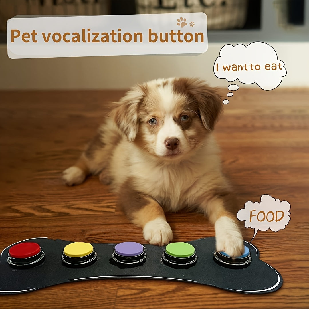 Dog Talking Button 6 Command Training Device for Easy Pet Communication and Training
