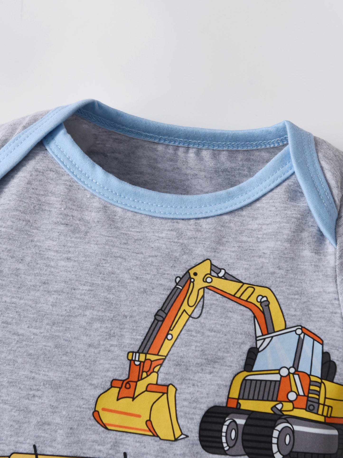 KuKitty Newborn Infant Baby Boy Clothes Outfits Set Long Sleeve Cars Print Romper Top and Pants Hat Clothing Suit, for Outdoor